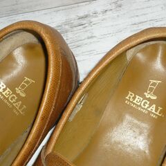 革靴　リーガル　茶　中古品の画像