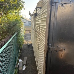 大型コンテナ 黒色 倉庫・ガレージ・作業スペースの画像