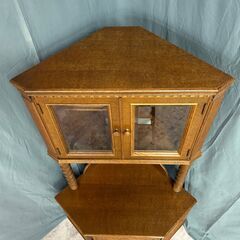 【レトロ家具】コーナーキャビネットの画像