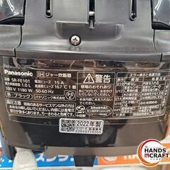 ✨Panasonic　中古　SR-FE101　炊飯器　５.５合　2022年式　ブラック　保証１ヶ月✨うるま市田場✨の画像