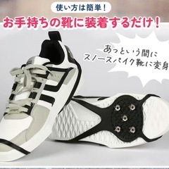 着脱式アイススパイク 22～25の画像