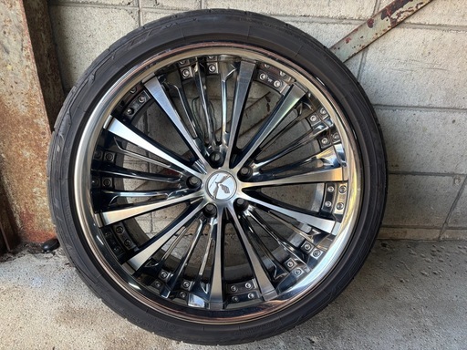 245/35/20 Rays ブラックフリート v350 RAYS レイズ BLACKFLEET ブラックフリート V350 中古ホイール 4本 8.5