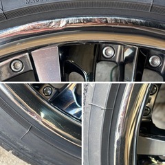 RAYS ブラックフリート V350 20インチ 　F8.5J +35 9.5J＋35　5H 114.3 245/35R20 アルファード ヴェルファイア ハリアー エスティマの画像