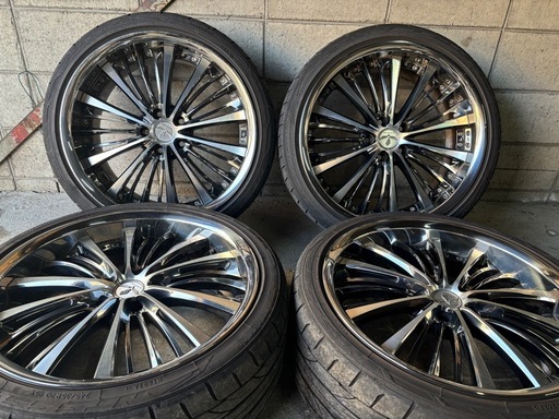 RAYS ブラックフリート V350 20インチ 　F8.5J +35 9.5J＋35　5H 114.3 245/35R20 アルファード ヴェルファイア ハリアー エスティマ