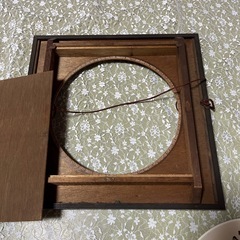 武者小路実篤複写の皿と額縁の画像