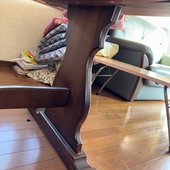 G1128 ダイニングテーブル　木製　の画像