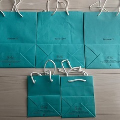 ティファニー　TIFFANY 紙袋　ショップ袋　ショッパーの画像