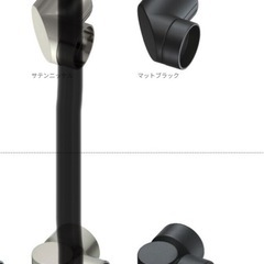 廃材ロス DIY 階段手摺ブラケット 新品 黒の画像