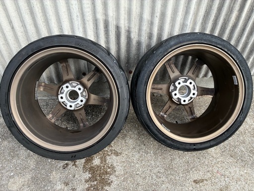 ホイール 2本 18インチ 9.5j +20 114.3 5穴