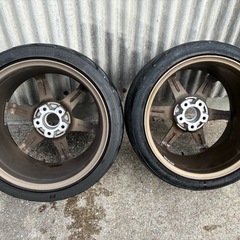 ホイール 2本 18インチ 9.5j +20 114.3 5穴 の画像