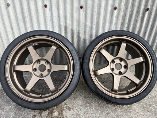ホイール 2本 18インチ 9.5j +20 114.3 5穴