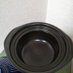 未使用！銀峯陶器(Ginpo) 萬古焼 銀峯 菊花 ご飯鍋 2合炊き 二重蓋の画像