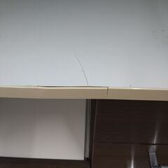 リユースのサカイ浦和店 【F358】★食器棚 2枚扉 ブラウン 割れありの画像