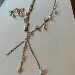 ハレの日に　ネックレスとイヤリングの画像