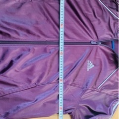 adidas/アディダス　ジム・トレーニングウェア　紫　**中古**の画像
