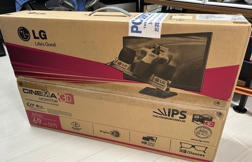 立体視 LG CINEMA 3D D2743 27インチモニター