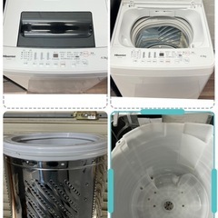 配送設置0円で🆗冷蔵庫&洗濯機分解洗浄済み✨✨の画像