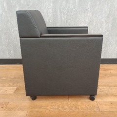 ≪引取り限定≫オカムラ 応接ソファ 1人掛け 10002203の画像