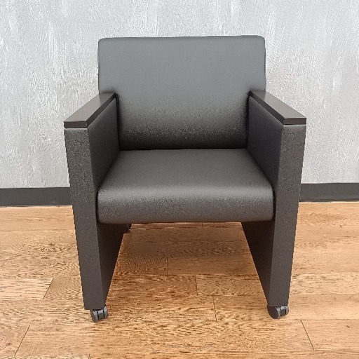 ≪引取り限定≫オカムラ 応接ソファ 1人掛け 10002203