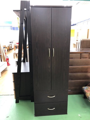 【ドリーム川西店御来店限定】☆ジモティー見たよ♪割引☆  扉付きワードローブ  クリーニング済み 【99560000038050】 ドリーム川西店御来店限定】☆ジモティー見たよ♪割引☆5段メタル 