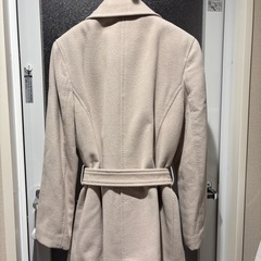 アンゴラ65%毛35%のハーフコートの画像