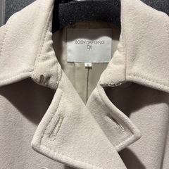 アンゴラ65%毛35%のハーフコートの画像