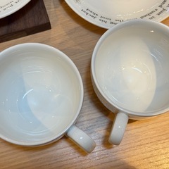 A7163【ウェッジウッド】ピーターラビット カップ＆ソーサー 2客 旧刻印 新刻印の画像