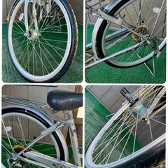 Avec Vent 3段ギア付き 26インチ シルバーの画像