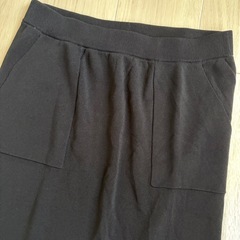 SLOBE IENA ブラックタイトロングスカートの画像