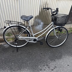 昭和レトロ]National(ナショナル)24吋 ママチャリ 変速なし 昭和レトロ