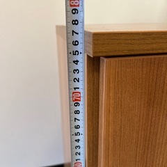 オフィス家具　棚　ロッカー　鍵付　本棚　什器　木目調　木製　チェリー　の画像