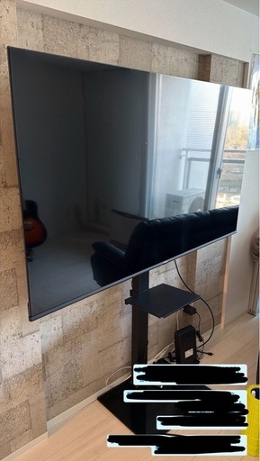 Hisense ハイセンス 65型 4K 65E6G（スタンド付き）