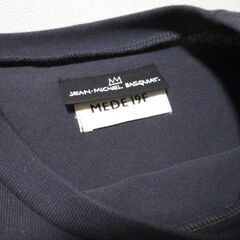 フェリシモ　Jean-Michel Basquiat　バックプリントTシャツM　USED　 断捨離中！の画像