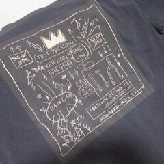 フェリシモ　Jean-Michel Basquiat　バックプリントTシャツM　USED　 断捨離中！の画像
