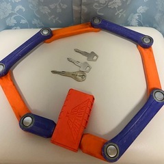 レッドバロン　BL-10 バイク用盗難対策バーロック　鍵3本付きの画像