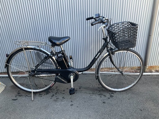 742  パナソニック最新機種電動アシスト自転車vivi26インチブラックボディー