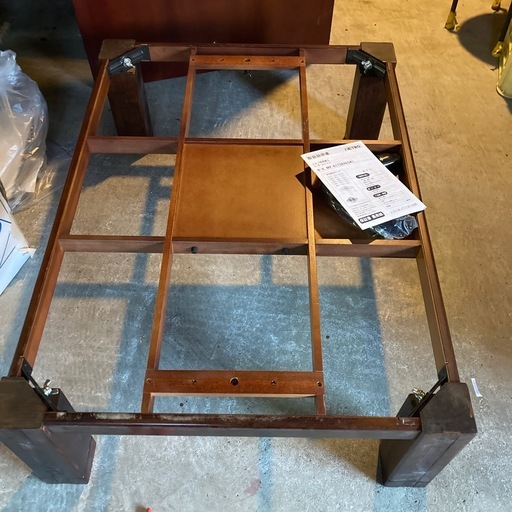 ユ*タ様 木製 国内生産品 家具調コタツ ダークブラウン　幅約120cm 奥行約 こたつ 展示品 木製 国内生産品 最新 家具調コタツ ダークブラウン 幅