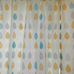 ニトリ　カーテン　レースセット　ドロップの画像