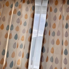 ニトリ　カーテン　レースセット　ドロップの画像