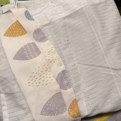 ニトリ　カーテン　レースセット　ドロップの画像