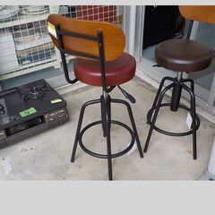 ID707221　カウンターチェア　ライトブラウンの画像