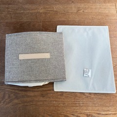 折りたためる収納ボックスの画像