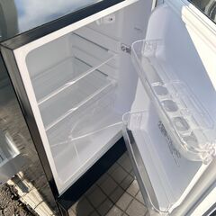 高年式 苫小牧発 MITORI / ニトリ NTR-106BK 冷蔵庫 ブラック 2024 ホース付属 の画像