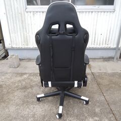 △GTRACING　ゲーミングチェア　ハイバック　オットマン付き　クッション付き/管理番号4225の画像