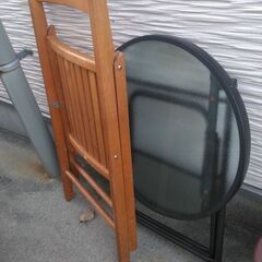 折り畳みテーブル&椅子 の画像