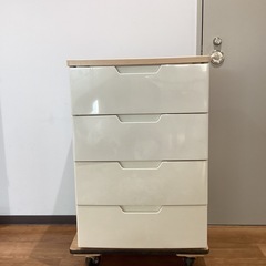 四段チェスト【町田市再生家具】　1128の画像