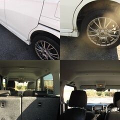 平成２９年式フレアワゴン　カスタムXG　左パワスラ　車検付き　Sエネチャージ　機関良好　スマートキー　アルミ　ドラレコ　AACの画像