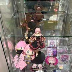 ガラスコレクションケース 白  の画像