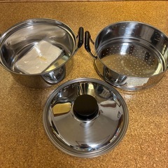 新品未使用　蒸し器の画像