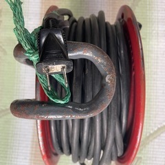 中古品ハタヤコードリール30mの画像